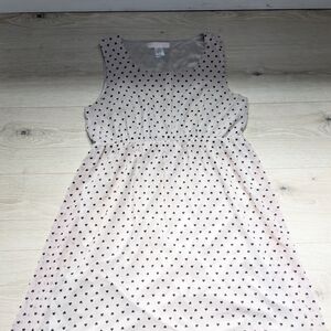 Black Felt and Light Pink Heart Dress